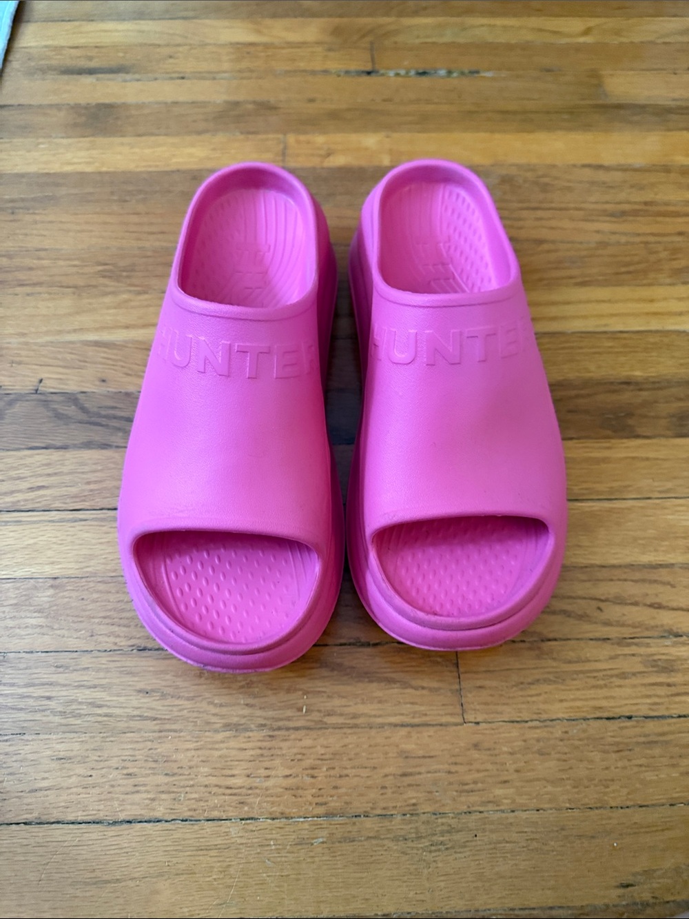 Hunter Haddie slip-on slides